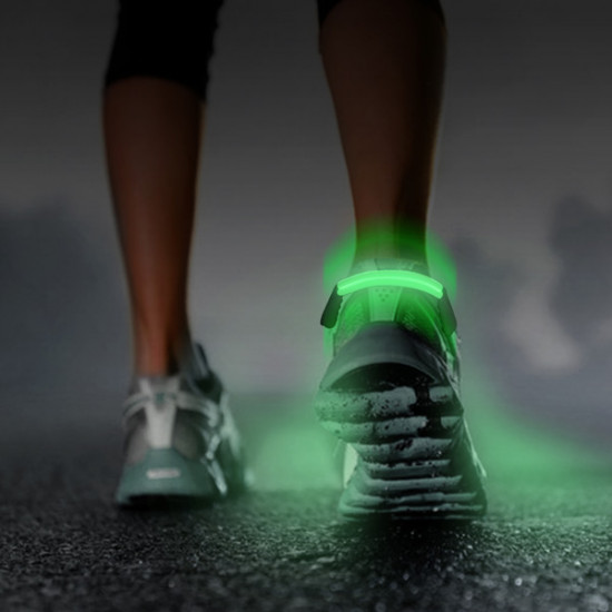 GoFit Security LED Light Clip for Running Shoes