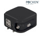 Pocken Dual USB Mains and Car Charger