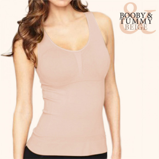 OUTLET Booby & Tummy Shaping T-Shirt with Bra (No packaging)
