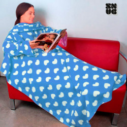 OUTLET Extra Soft Snug Snug Blanket with Sleeves for Adults | Original Patterns (No packaging)